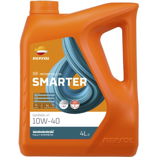 ADLY CAT Motoröl 10W-40, 4l REPSOL SMARTER, Synthetic 4T RPP2064MGB