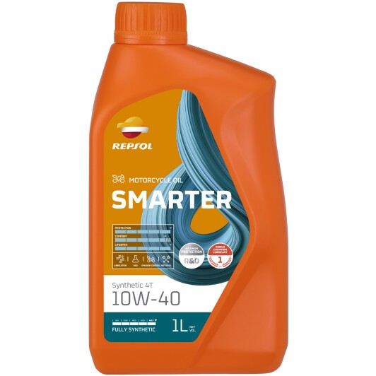 SACHS ROADSTER Motoröl 10W-40, 1l REPSOL SMARTER, Synthetic 4T RPP2064MHC