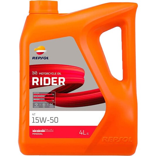 REPSOL Rider, 4T RPP2130RGB BAOTIAN Skootteri Moottoriöljy 15W-50, 4l