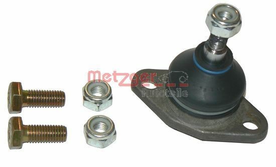 METZGER 57002318 Ball Joint Front Axle Right, Front Axle Left, Upper, with attachment material, KIT +