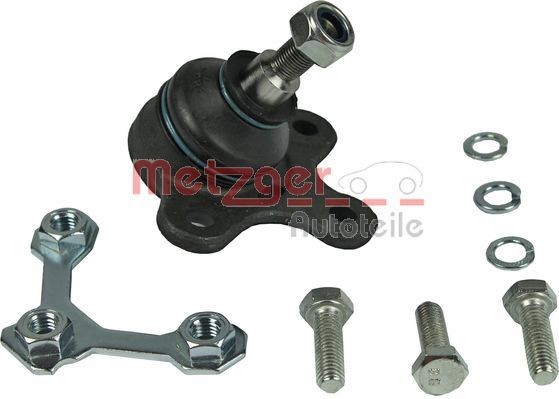 6-605K METZGER Front Axle Left, Lower, with attachment material, KIT + Suspension ball joint 57004418 buy