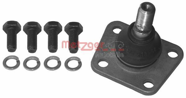 M-76K METZGER Front Axle Right, Front Axle Left, Lower, with attachment material, KIT +, 16,8mm Cone Size: 16,8mm Suspension ball joint 57015718 buy