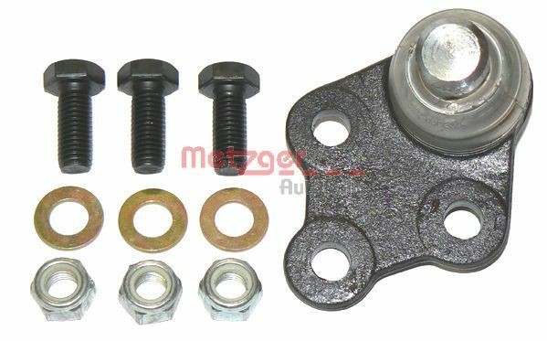 Suspension ball joint METZGER Front Axle Right, Front Axle Left, Lower, KIT + - 57017318