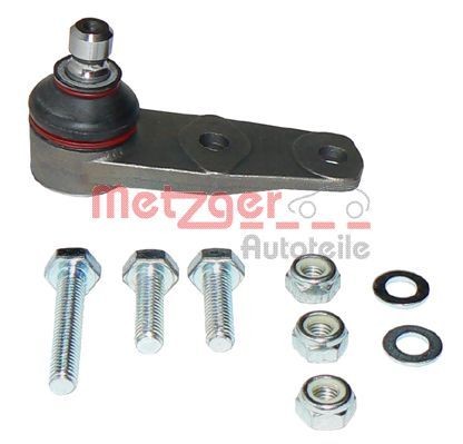 METZGER 57020818 Ball Joint Front Axle Right, Front Axle Left, Lower, with attachment material, KIT +