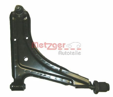 METZGER 58005608 Suspension arm with ball joint, with rubber mount, Front Axle, Lower, Control Arm, Cone Size: 17 mm