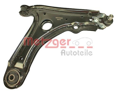 METZGER 58005912 Suspension arm KIT +, with ball joint, with rubber mount, with mounting sleeves, Front Axle Right, Lower, Control Arm