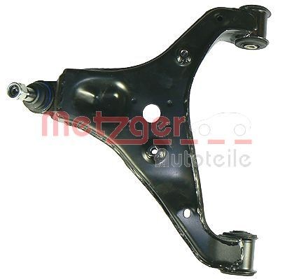 METZGER 58007401 Suspension arm KIT +, with ball joint, with rubber mount, Front Axle Left, Control Arm