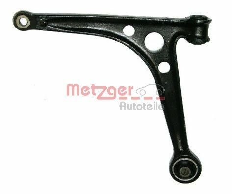 METZGER 58012801 Suspension arm with rubber mount, without ball joint, Front Axle Left, Lower, Control Arm