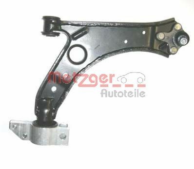 6-938 METZGER KIT +, with rubber mount, with ball joint, Front Axle Right, Lower, Control Arm, Sheet Steel Control arm 58013302 buy