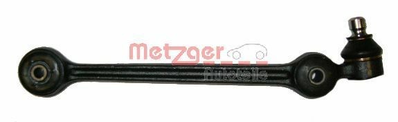 METZGER 58014608 Suspension arm with ball joint, with rubber mount, Front Axle, Lower, Control Arm, Cone Size: 17 mm