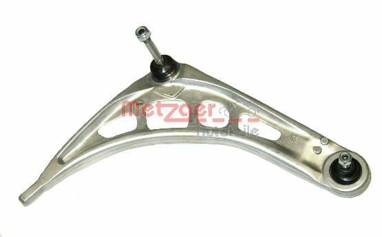 METZGER 58022702 Suspension arm KIT +, with ball joint, Front Axle Right, Lower, Control Arm, Aluminium, Suspension: for vehicles without M technology