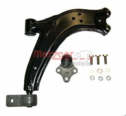 CI-906 METZGER with ball joint, with rubber mount, Front Axle Right, Lower, Control Arm, Cone Size: 16 mm Cone Size: 16mm Control arm 58026302 buy