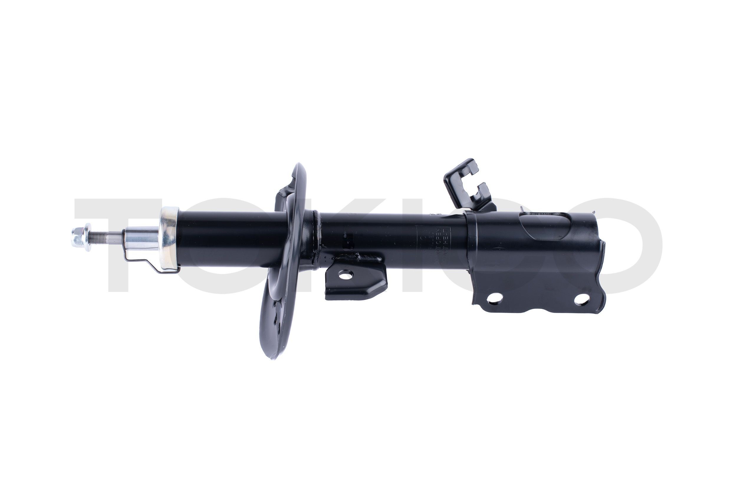 TOKICO B3409 Shock absorber Front Axle Left, Gas Pressure, Twin-Tube, Suspension Strut, Top pin, Bottom Clamp