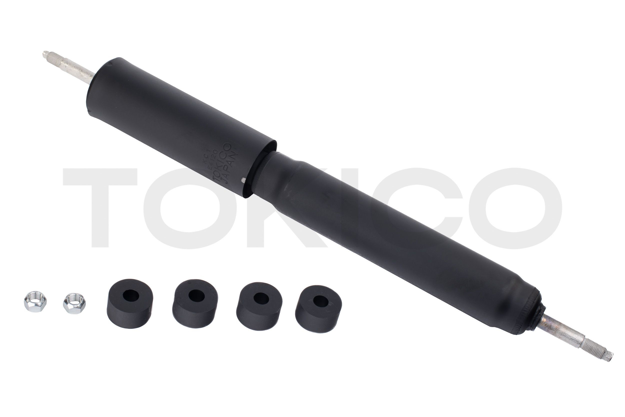 E4120 TOKICO Shock absorbers SAAB Front Axle, Gas Pressure, Twin-Tube, Telescopic Shock Absorber, Top pin, Bottom Pin
