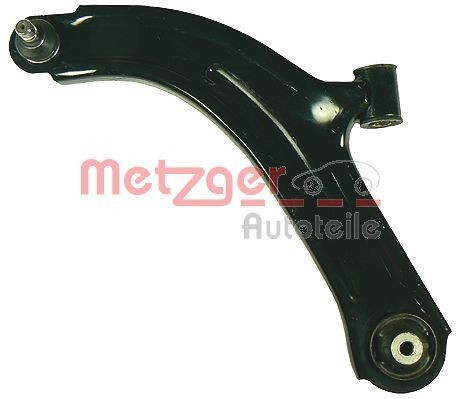 METZGER 58029301 Suspension arm with rubber mount, with ball joint, Front Axle Left, Control Arm, Cone Size: 16 mm