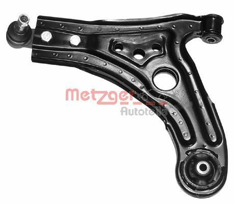 METZGER 58029801 Suspension arm KIT +, with ball joint, with rubber mount, Front Axle Left, Control Arm