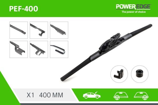 PowerEdge Windshield wipers rear and front OPEL CORSA F Hatchback Van new PEF-400