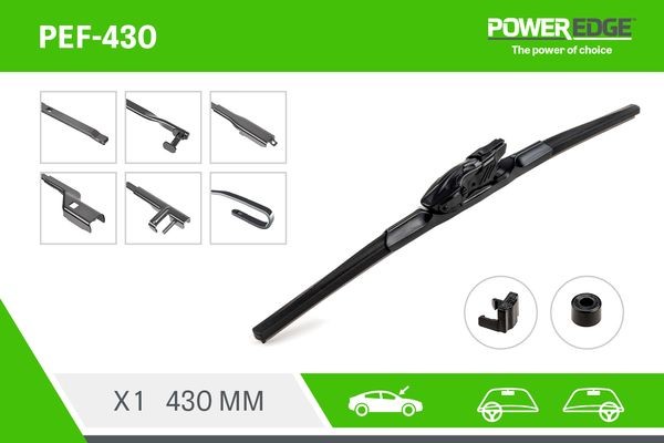 BMW X3 Window wipers 18195418 PowerEdge PEF-430 online buy