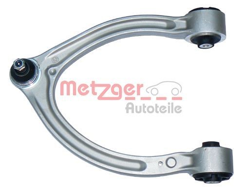 METZGER 58058001 Suspension arm KIT +, with ball joint, with rubber mount, Front Axle Left, Upper, Control Arm, Aluminium