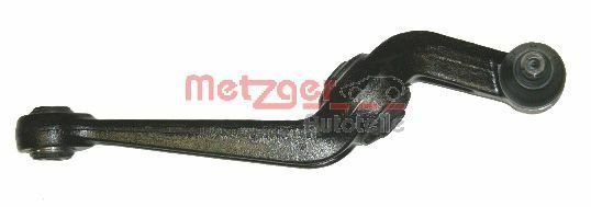 METZGER 58058601 Suspension arm with ball joint, with rubber mount, Front Axle Left, Lower, Control Arm
