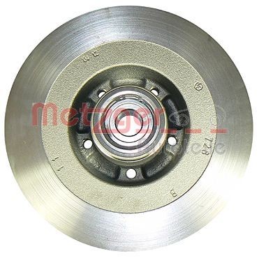 METZGER 6110005 Brake disc Rear Axle, 300x11mm, 5x114,3, solid