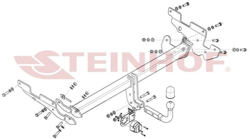 Trailer Hitch STEINHOF M-056 - Mazda CX-5 Towbar / parts spare parts order