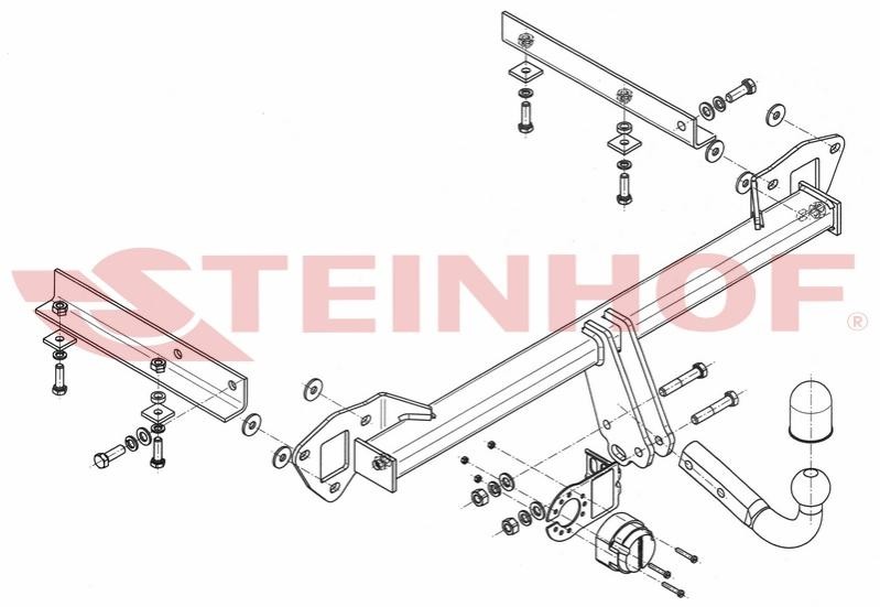 Trailer Hitch STEINHOF S-372 - Subaru IMPREZA Towbar / parts spare parts order