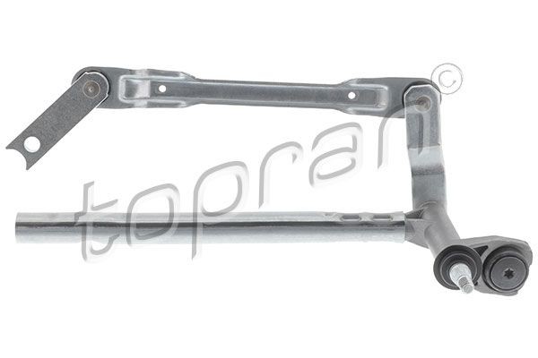 Windscreen wiper linkage TOPRAN Vehicle Windscreen, Right Front, without electric motor, with drive arm, with coupling rod - 118 792