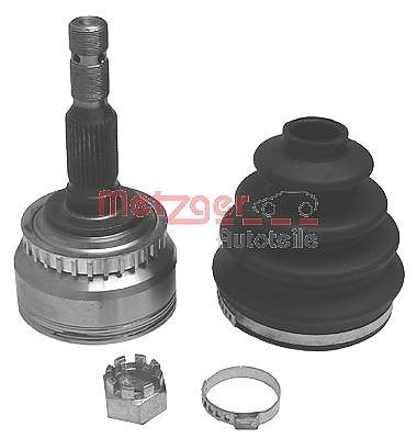 607-289A METZGER Front Axle External Toothing wheel side: 33, Internal Toothing wheel side: 25, Number of Teeth, ABS ring: 29 CV joint 7110069 buy