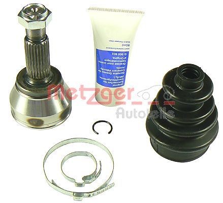 607-432 METZGER Front Axle External Toothing wheel side: 25, Internal Toothing wheel side: 22 CV joint 7110111 buy