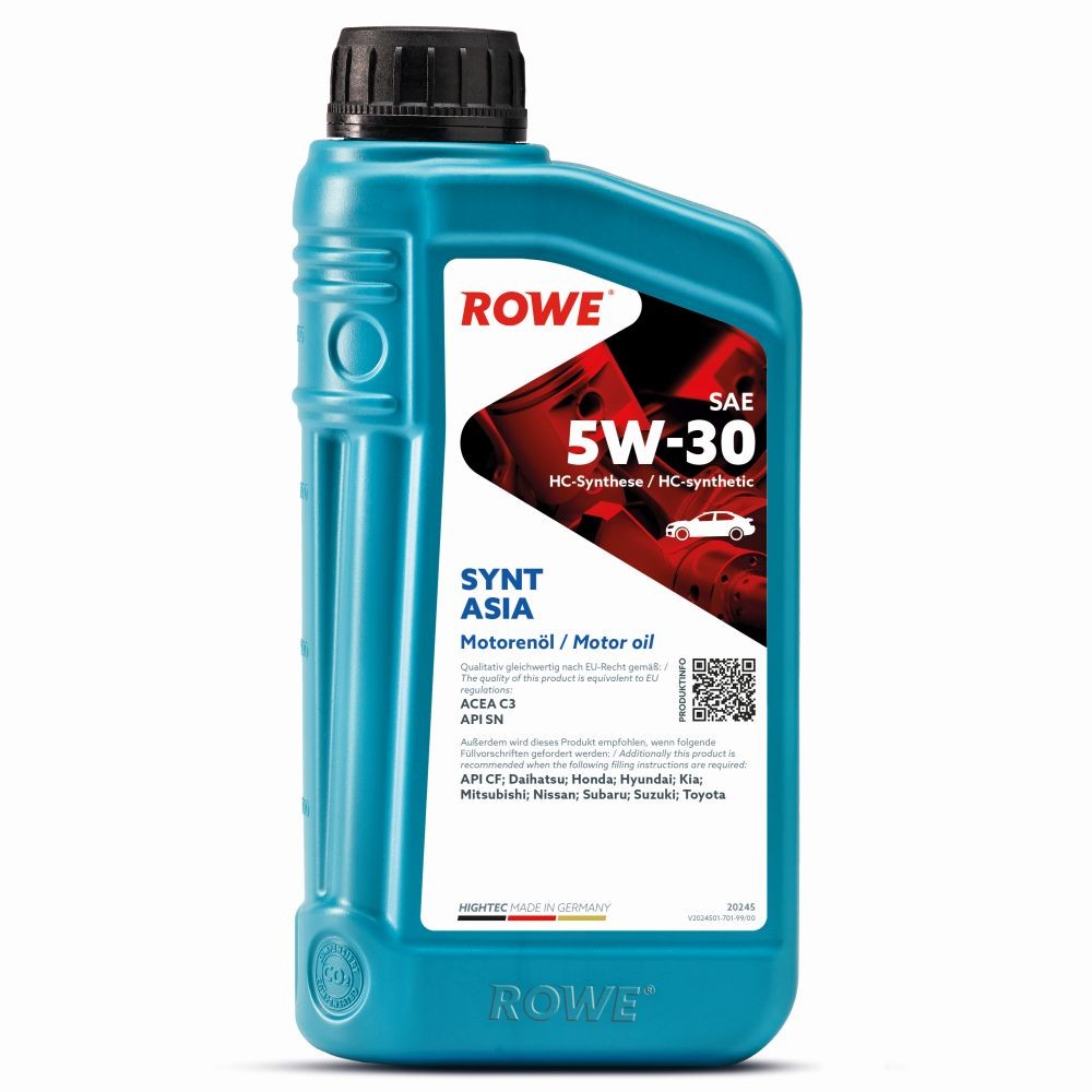 20245-0010-99 ROWE Oil AUDI 5W-30, 1l, HC synth. oil (hydro-cracked)