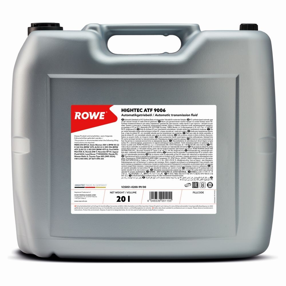 Great value for money - ROWE Automatic transmission fluid 25051-0200-99