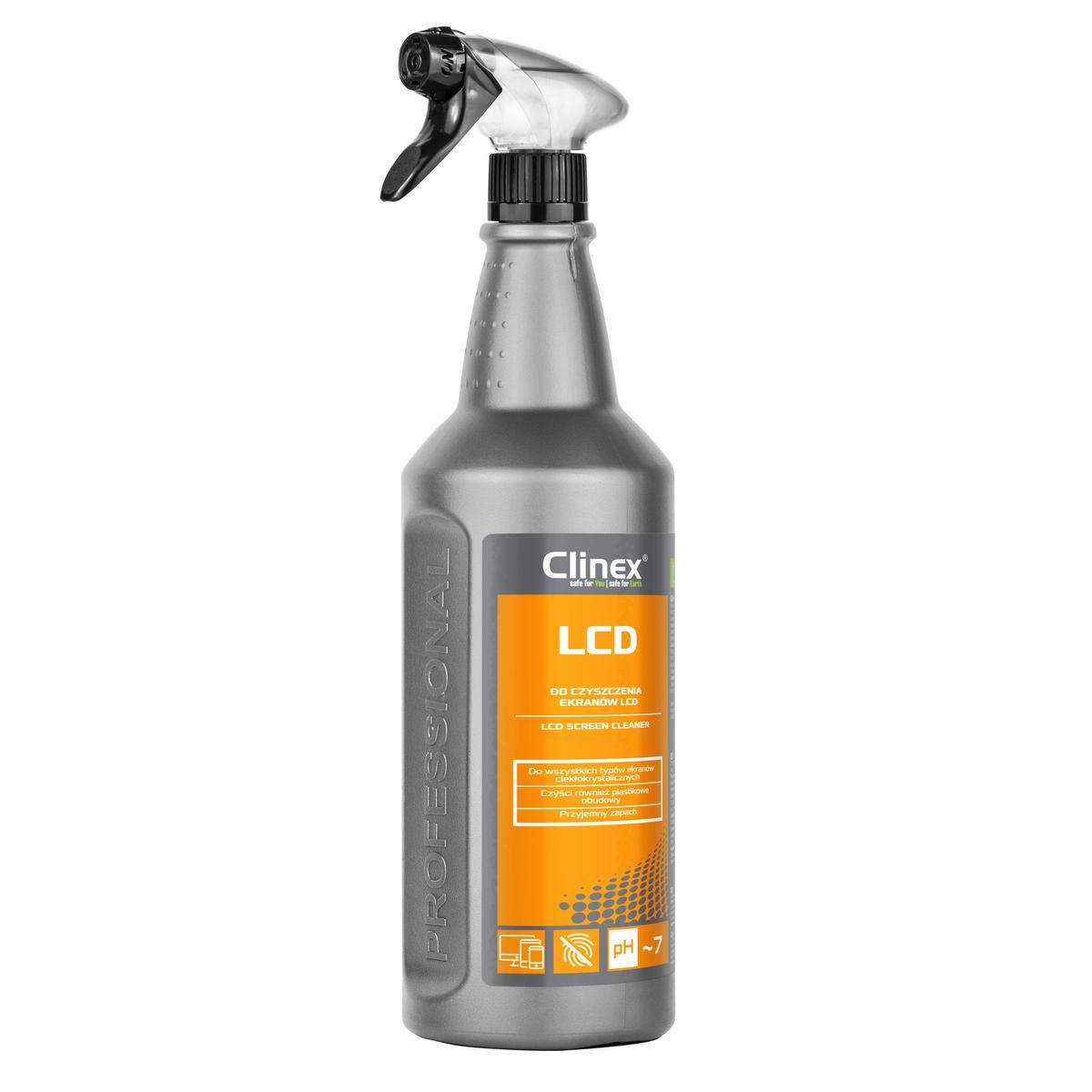 CLINEX LCD Cleaner 77187 Contact cleaner for electronics aerosol, not solvent-bearing, Capacity: 1000ml
