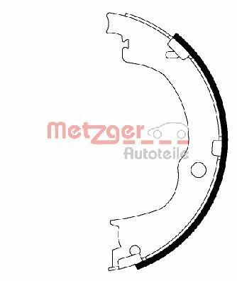 Opel CORSA Handbrake pads 1821484 METZGER MG 230 online buy