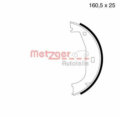METZGER Parking brake pads MG 626 for BMW Z1, 3 Series, Z3