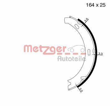 METZGER MG813 Brake Shoe Set 210 420 0320