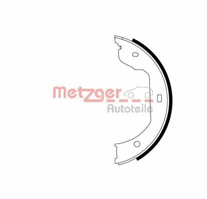 METZGER MG960 Parking brake shoes Touareg 7L 3.0 V6 TDI 225 hp Diesel 2005 price
