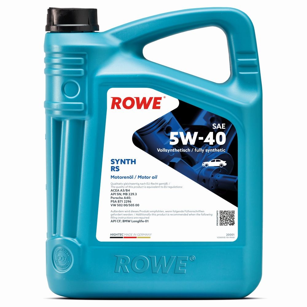 ROWE 20001-0050-99 Engine oil VW experience and price