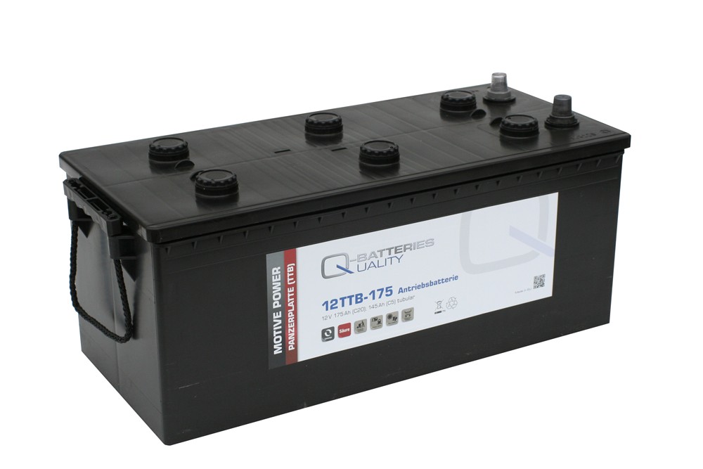 Q-BATTERIES TTB, 12TTB-175 12V 175Ah B00 Bleiakkumulator, mit Handgriffen Spannung: 12V, Polanordnung: 3 Batterie 1005934 kaufen