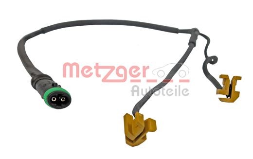 METZGER Front Axle Warning Contact Length: 385mm Warning contact, brake pad wear WK 17-200 buy