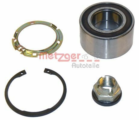 WM 2044 METZGER Wheel hub assembly MERCEDES-BENZ with integrated magnetic sensor ring, 72 mm