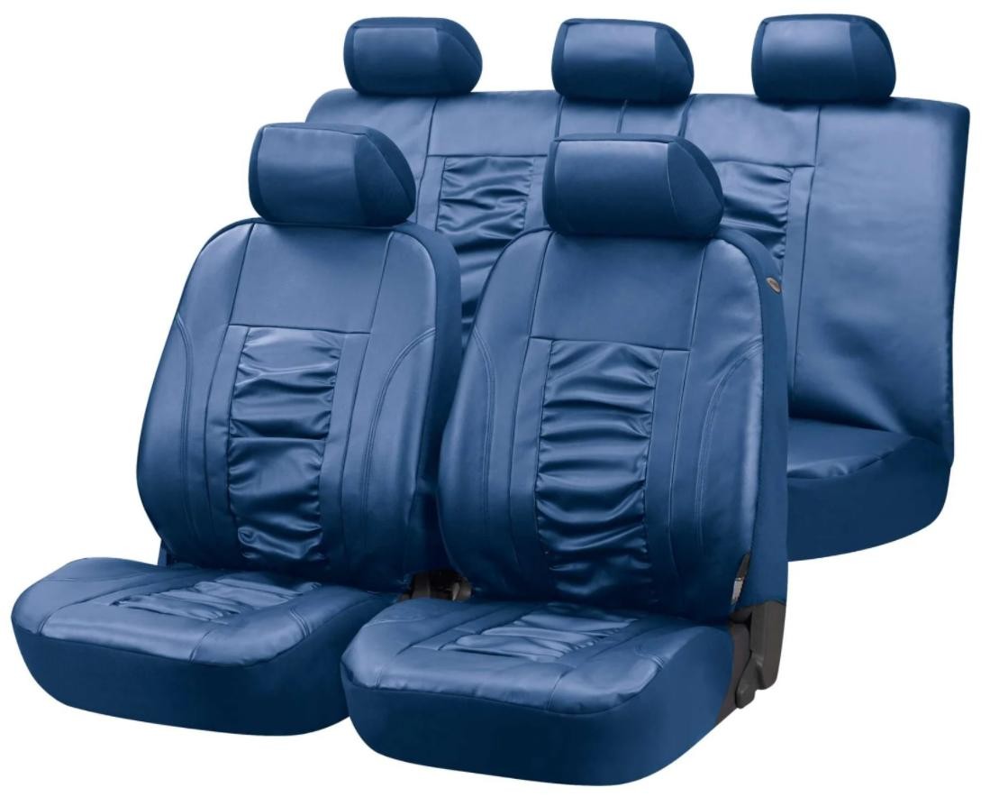 WALSER 19537 Auto seat covers RENAULT SCENIC 3 (JZ0/1) blue, PVC
