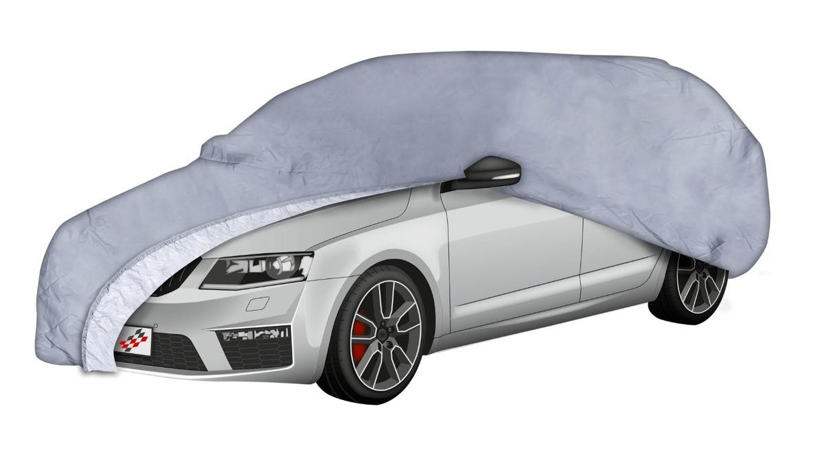 WALSER 31052 Car tarp AUDI A4 Avant (8K5, B8) 7 176x488 cm, grey