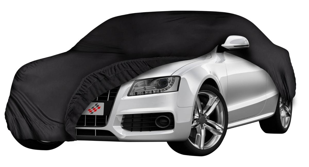 31058 WALSER Indoor Soft Car cover 3 380x381 cm, Black ▷ AUTODOC