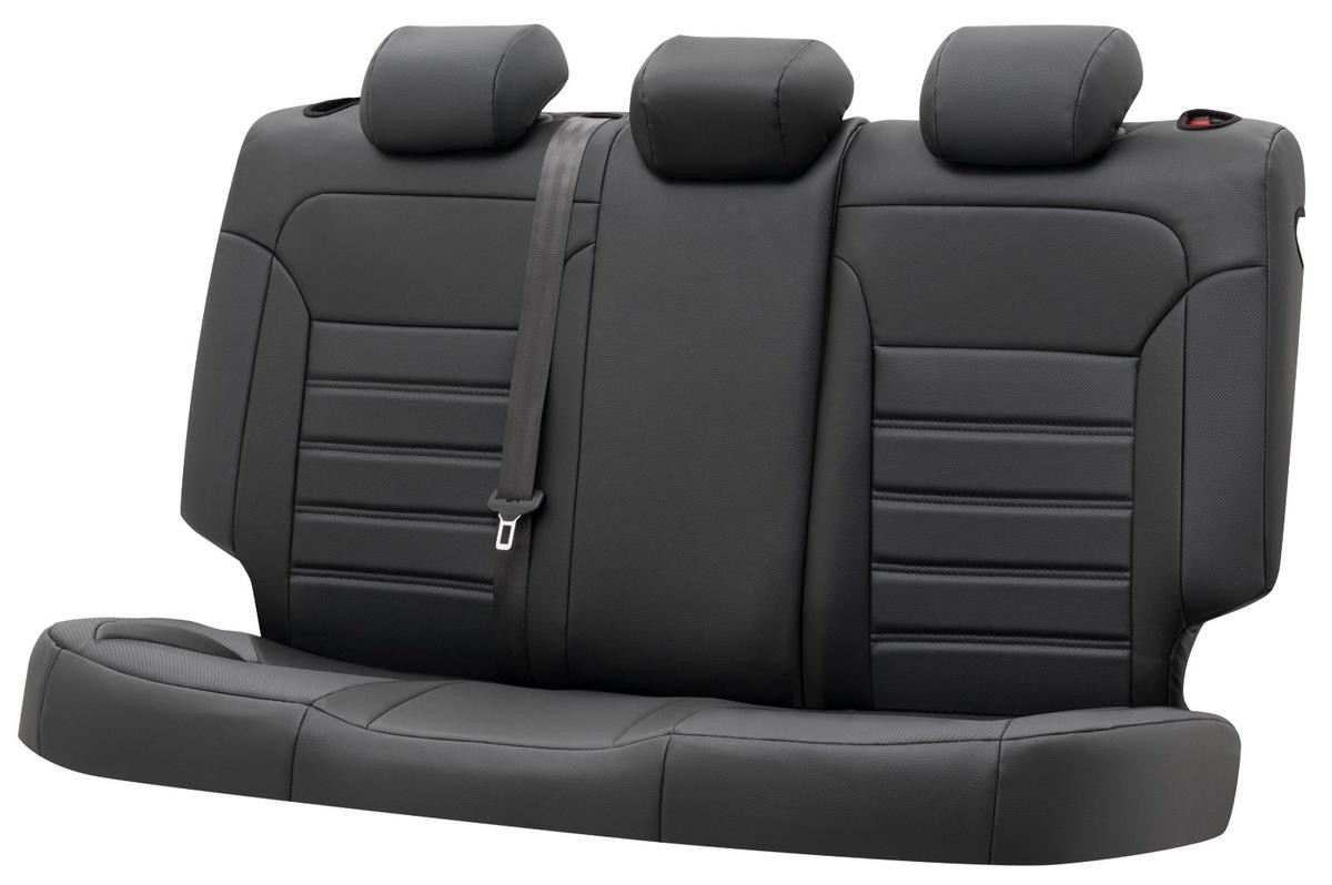 WALSER 38045 Auto seat covers VW Golf 7 (5G1, BQ1, BE1, BE2) black, Rear
