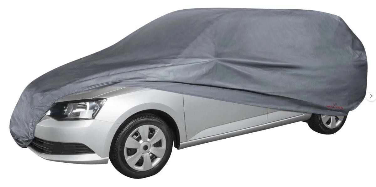 WALSER 41063 Car tarp FIAT PUNTO (188) full-size, M 185x440 cm, grey