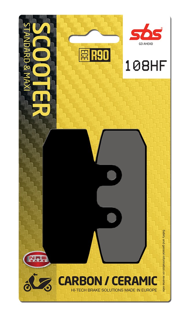 sbs Height: 46,9mm, Thickness: 7,3mm Brake pads 108HF buy