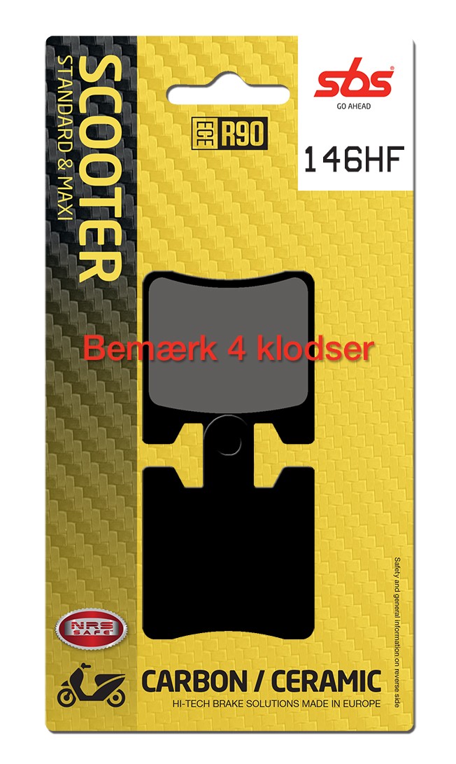 sbs Brake pad kit 146HF