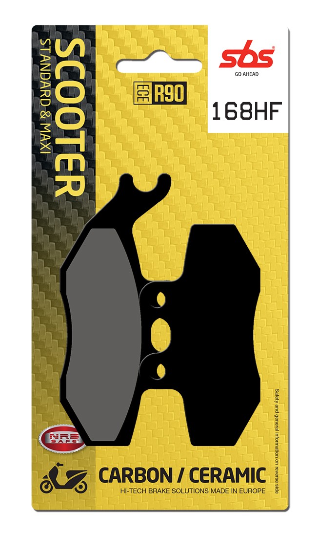 sbs Brake pad kit 168HF