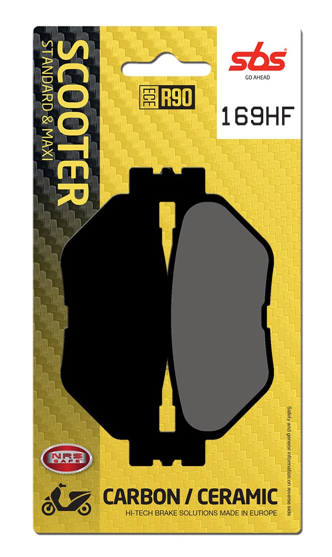 sbs Brake pad kit 169HF